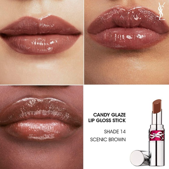 👄 YSL Loveshine Candy Glaze Lip Gloss Stick - Picture 2 of 7